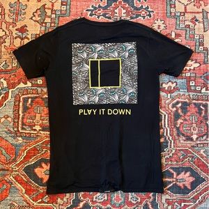 Zanerobe graphic tee black large